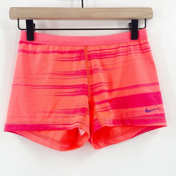 NIKE GOLF Shorts Tour Performance Dri-Fit Stretch Lightweight Gym Orange Stretch - Picture 1 of 13